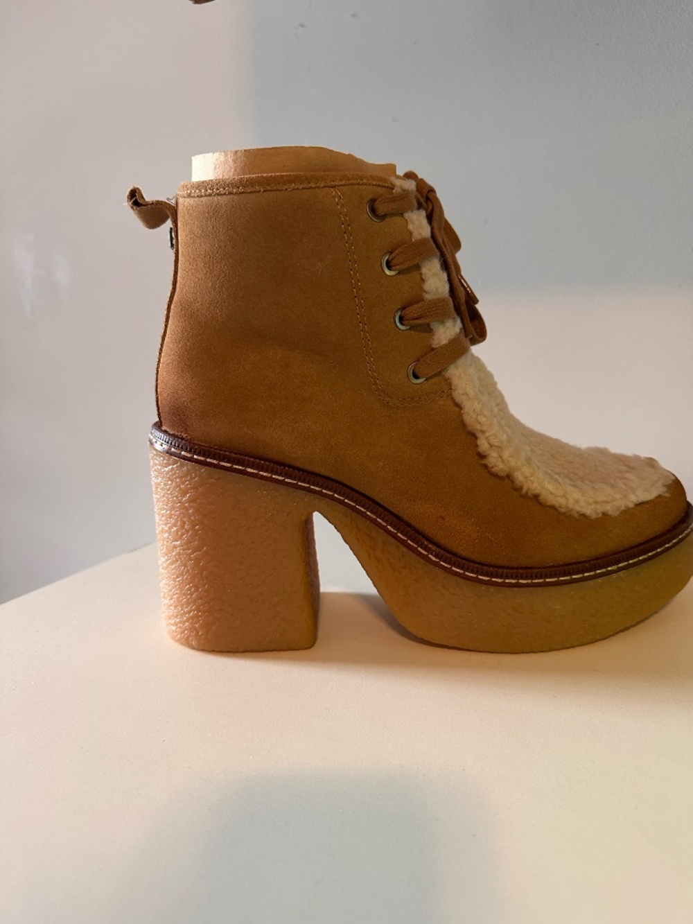 Sam Edelman Shaw Sandstone Suede 7 M NIB - Picture 7 of 8